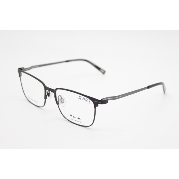 NEW KLIIK DENMARK 719 M100 BLACK GREY AUTHENTIC EYEGLASSES 51-16